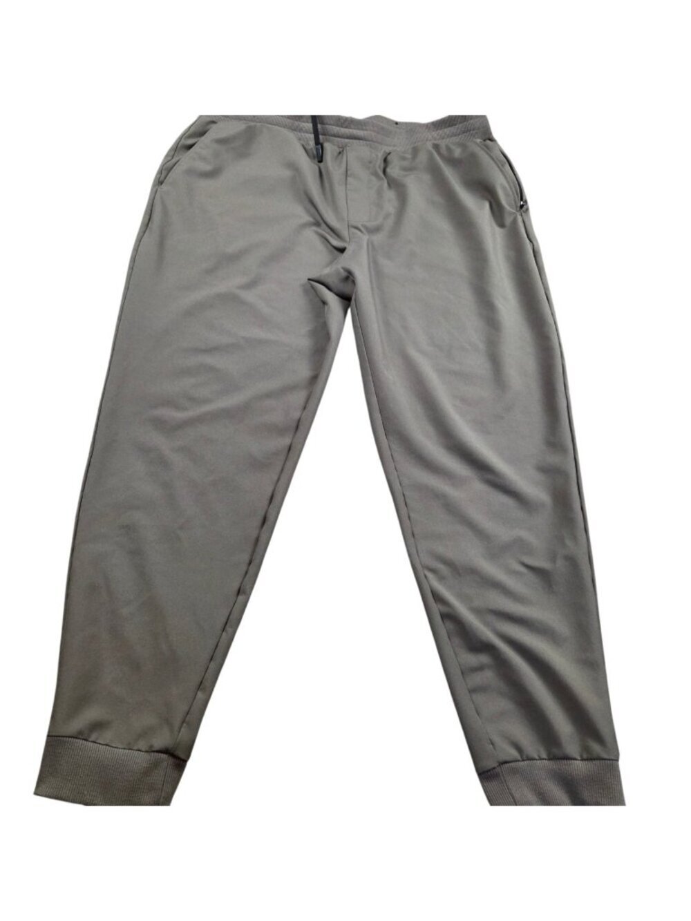 FLX Mens Jogger Pants XL Brown Elastic Waist Athletic Tapered Performance